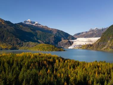 Mendenhall Glacier in Juneau