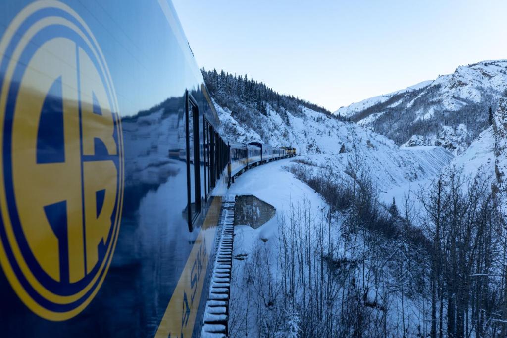 Alaska Railroad Aurora Winter Train