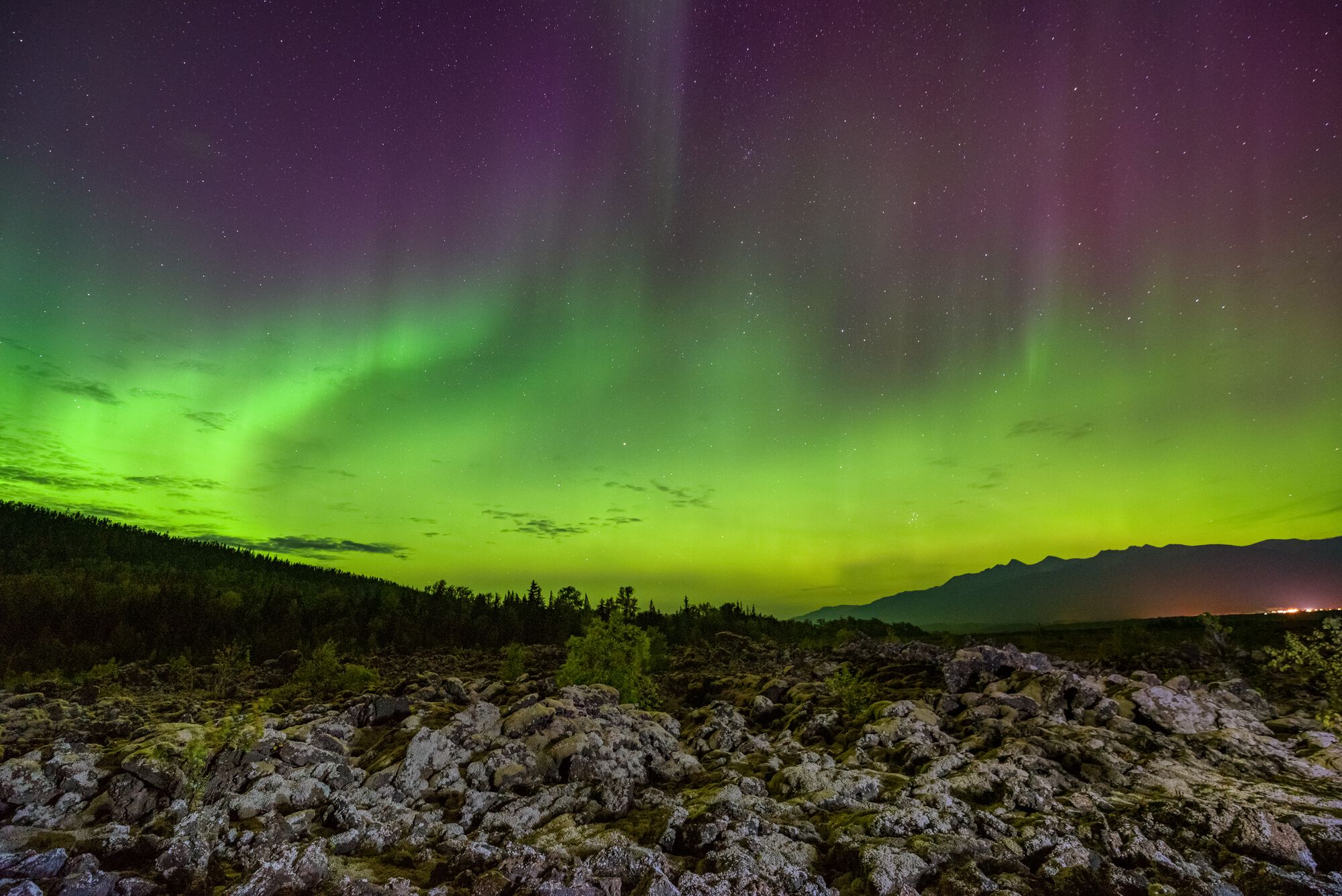 Northern Lights in British Columbia, Canada