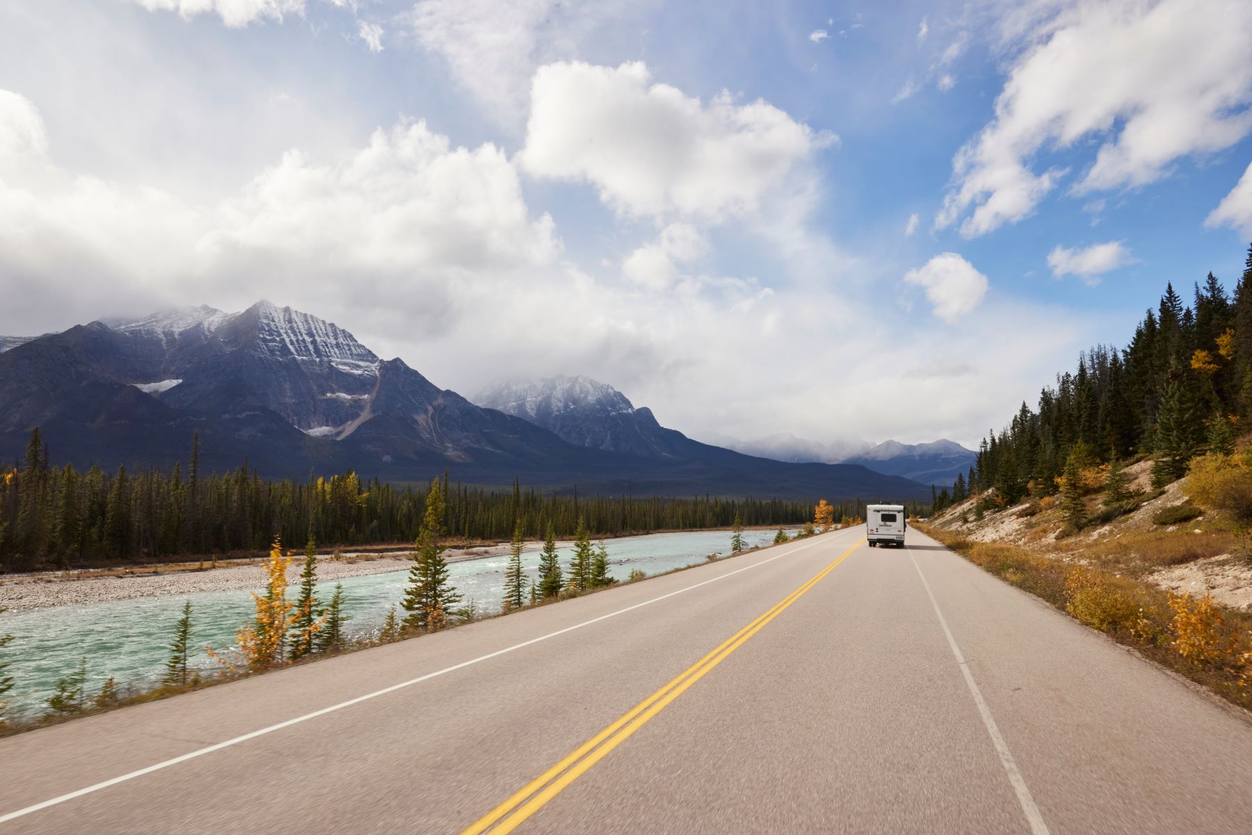 Icefields Parkway in Alberta