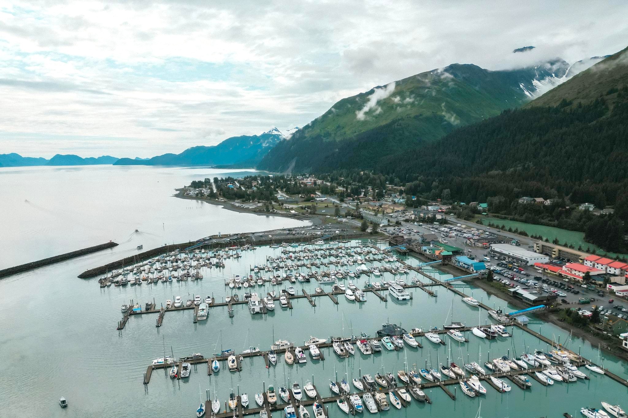 Aerial view of Seward