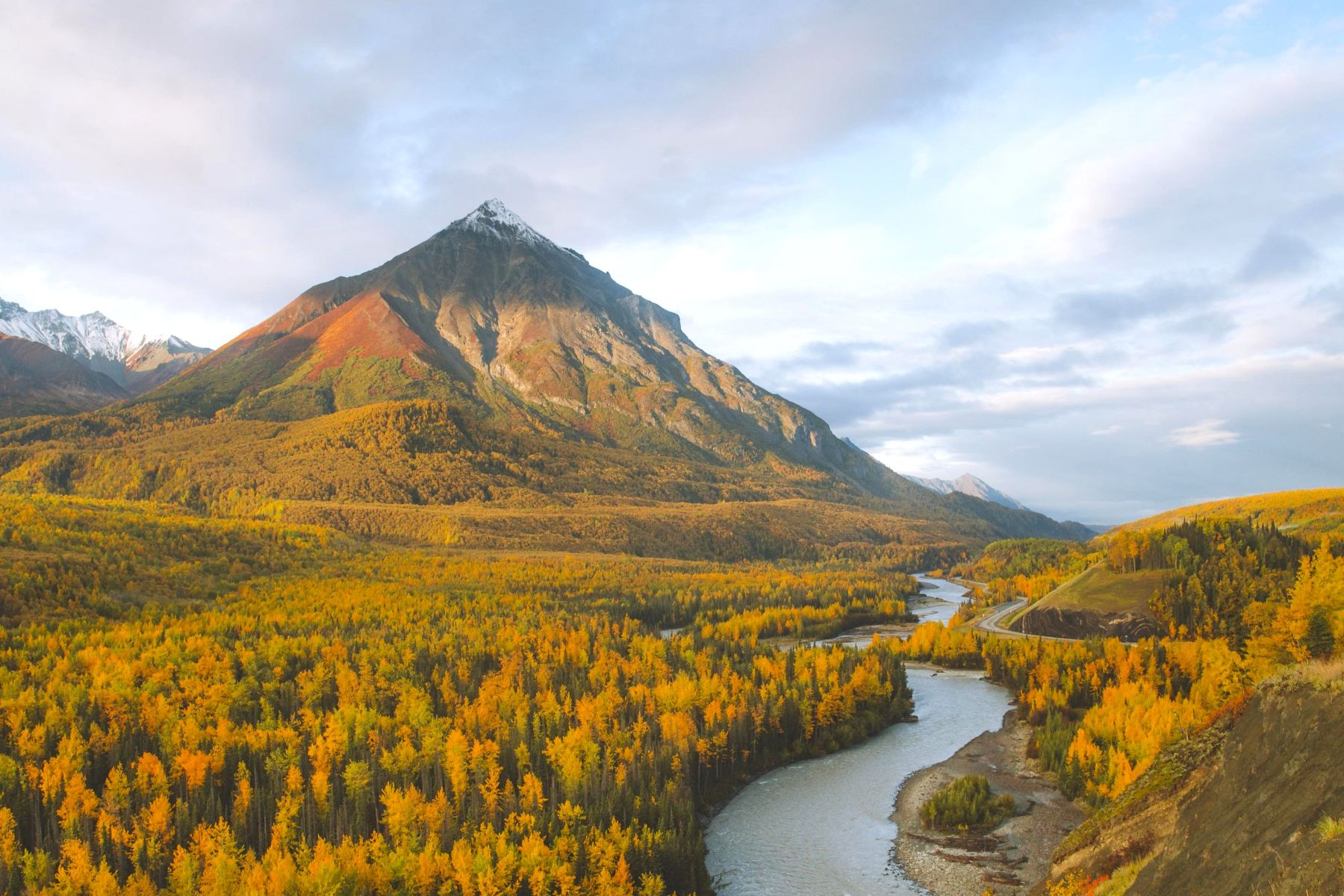 Fall colors on the Glenn Highway
