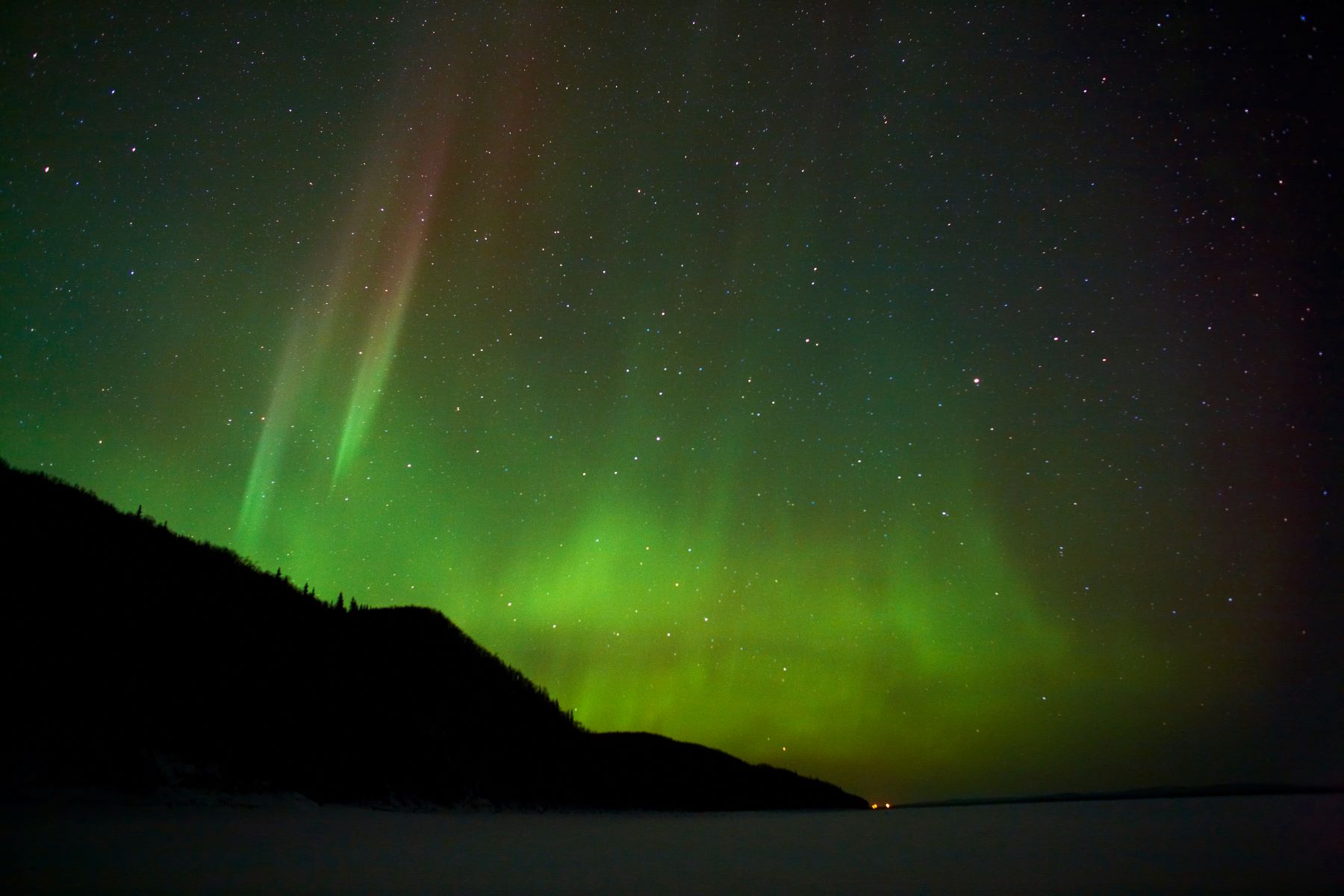 Northern lights in Alaska