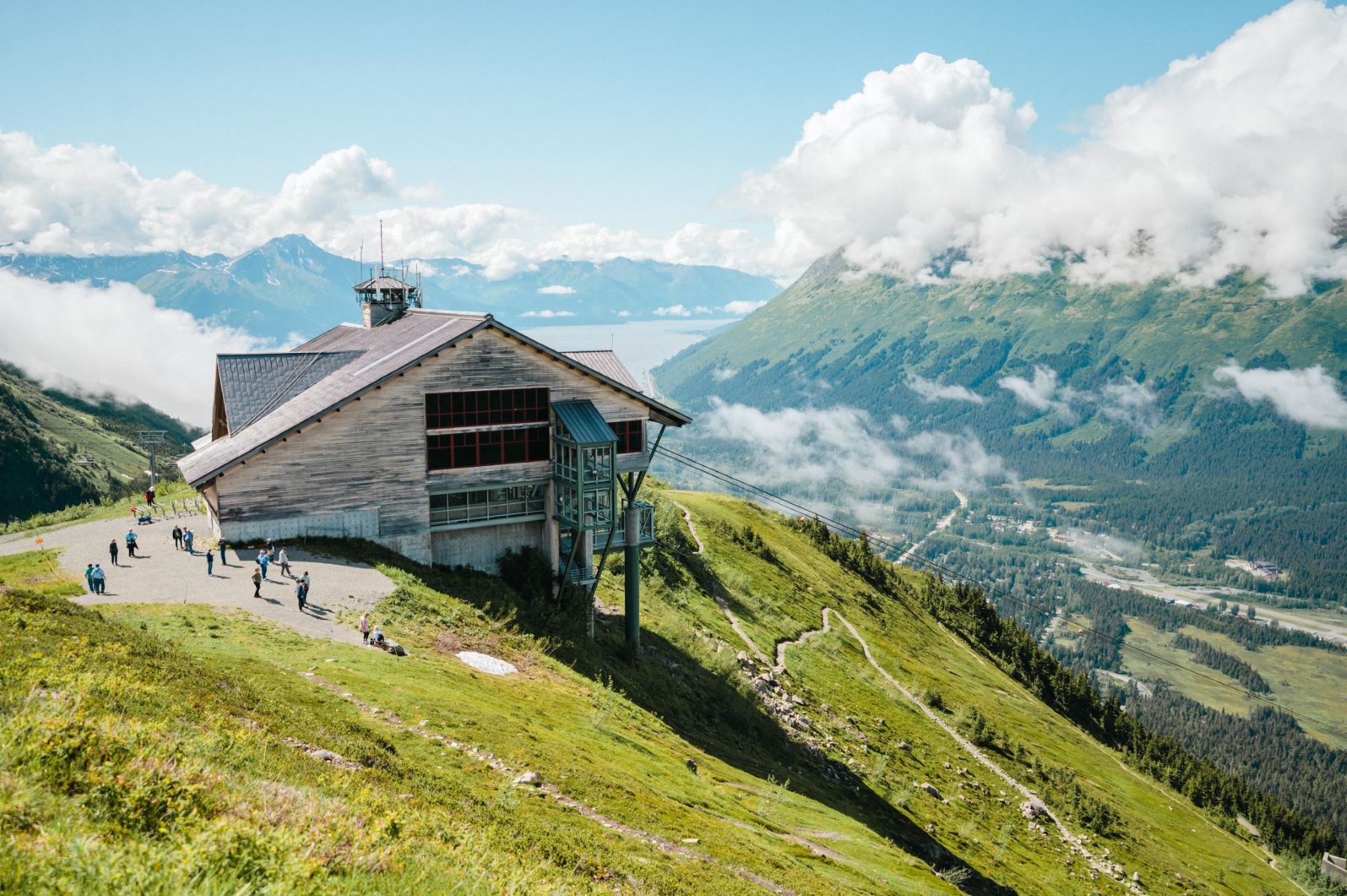 Top of Alyeska Tram in Girdwood