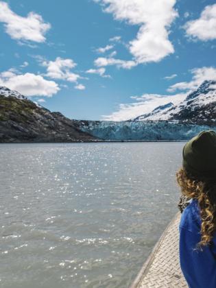 Tour boat in Glacier Bay National Park