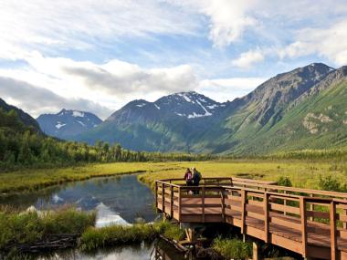 Eagle River Alaska Mountain View