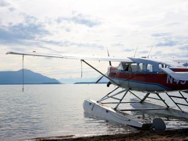 King Salmon Alaska Plane