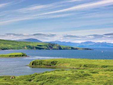 Sand Point Alaska Mountain Range
