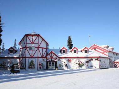 Alaska's North Pole on a winter day