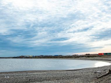 Arctic coast in Prudhoe Bay/Deadhorse Alaska