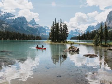 Views of the Canadian Rockies in Alberta, Canada