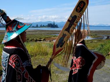 Tlingit performers in Kake