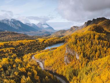 Fall colors on the Glenn Highway