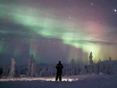 Northern lights viewing tour in Alaska