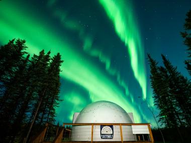 Pleasant Acres Igloo and Northern Lights
