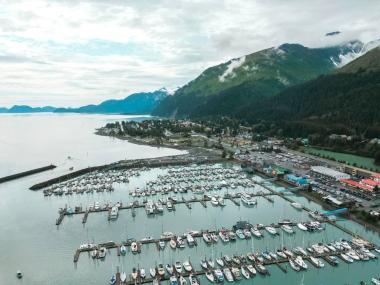 Aerial view of Seward