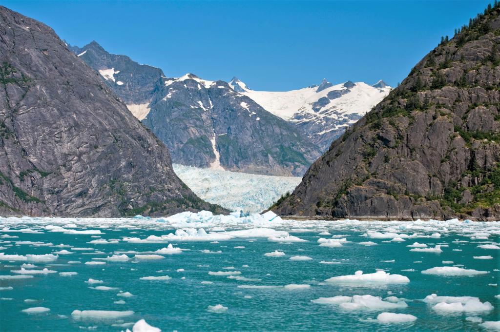 Glacial water near Petersburg, Alaska