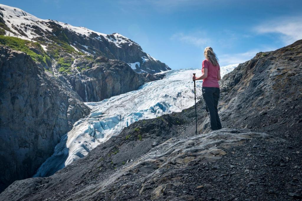 Exit Glacier in Kenai Fjords National Park
