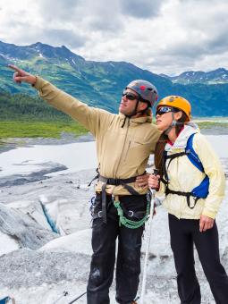 Group on an Alaska adventure tour