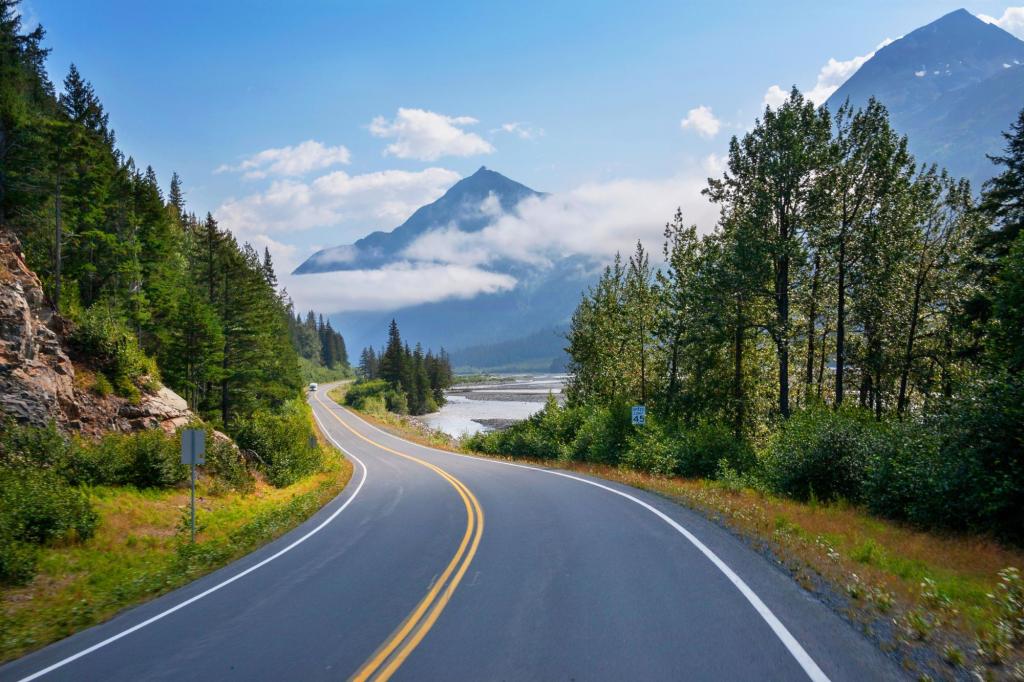 Seward Highway in Alaska
