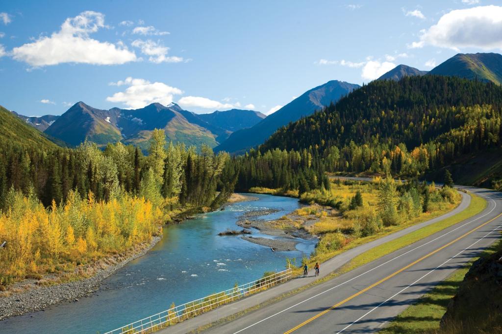 Fall colors on the Seward Highway