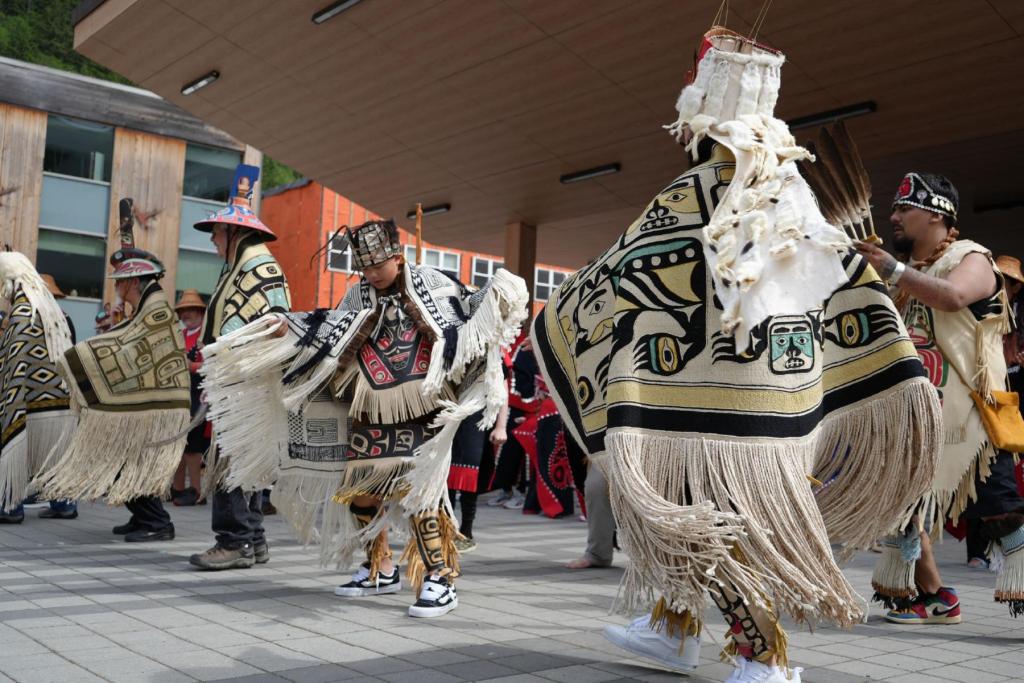 Dancers at Celebration Festival in Juneau