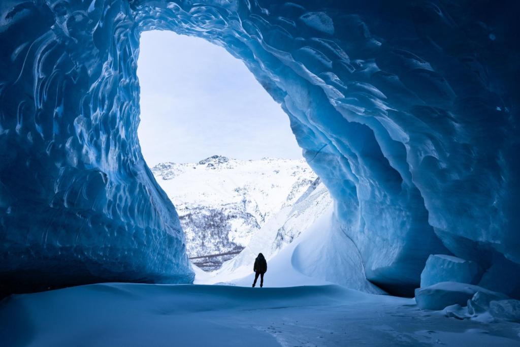 Knik Glacier tour in Winter