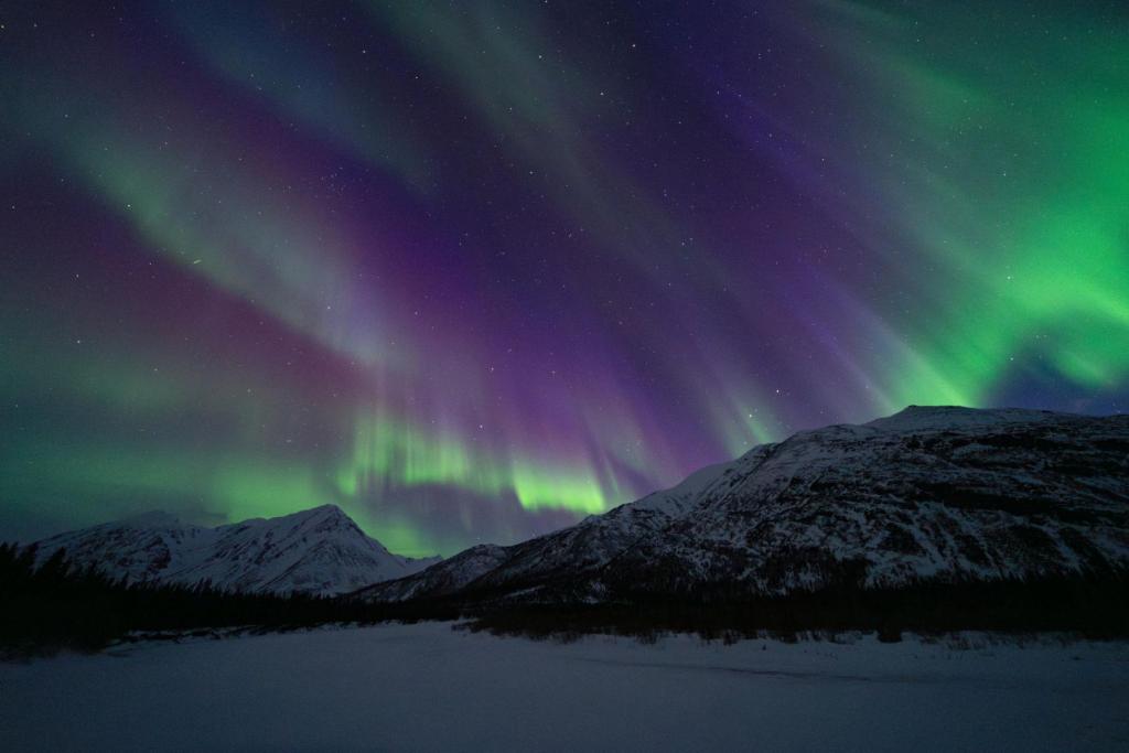 Northern lights near Cantwell