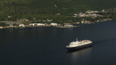 A ferry on the Alaska Marine Highway