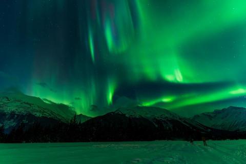 Northern lights in Girdwood
