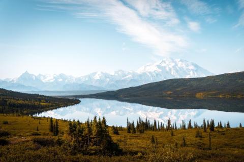Views of Denali and Wonder Lake in Denali National Park