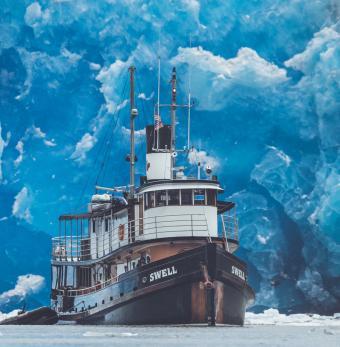 Our repurposed, classic tugboat Swell is the most unique cruise passenger vessels plying the Alaskan coast. We explore at a glacial pace, reclaiming the time and tranquility to make meaningful connections—with people, place and culture. Photo