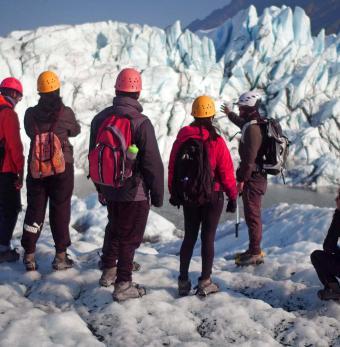 MICA Guides Ice Fall Trek Photo