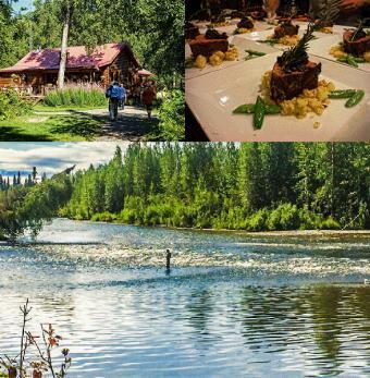 Nature, Fishing, Exploration, Fine Dining, Hospitality at Wilderness Place Lodge, Alaska. Photo